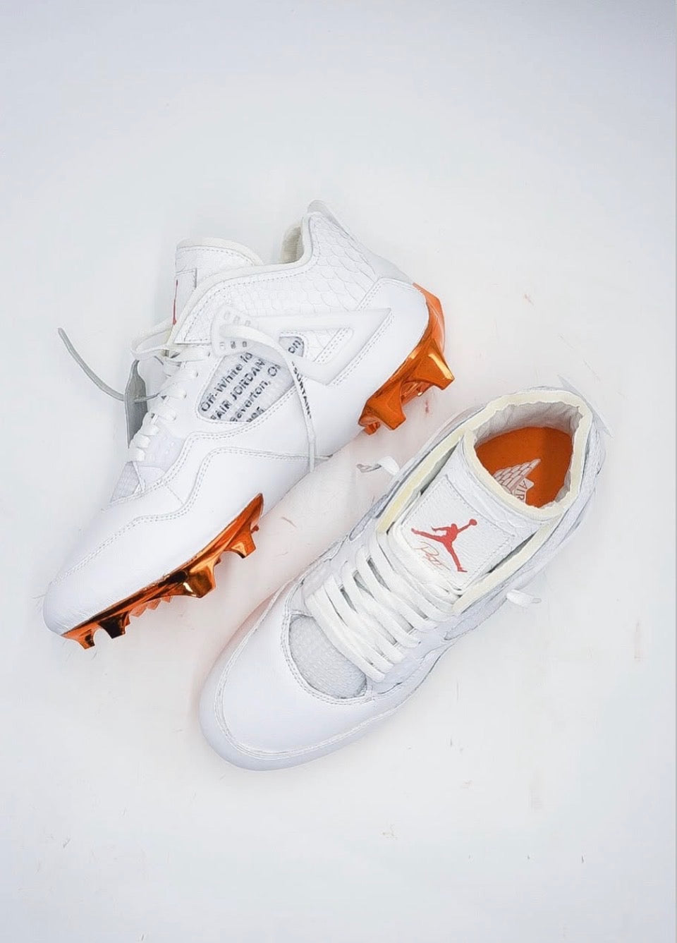 Off white cleats